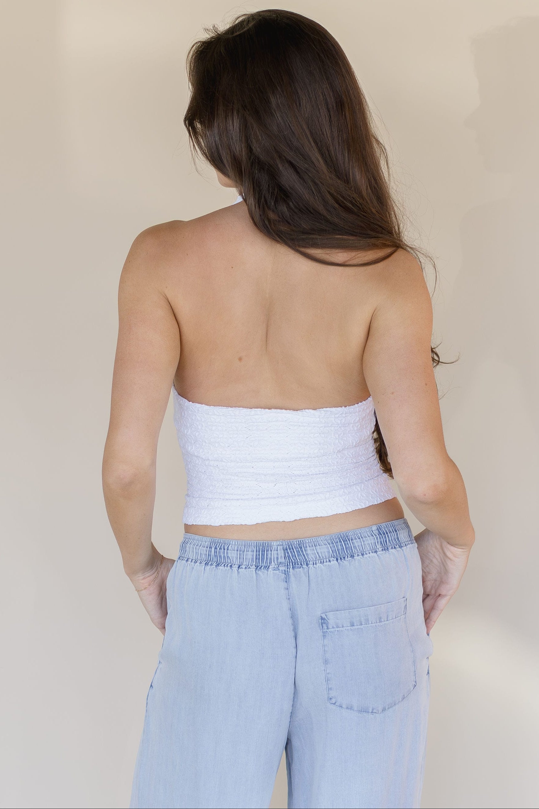 Floral Textured Halter Brami