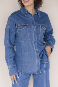 Gianna Denim Button Up Shirt Gianna Denim Button Up Shirt