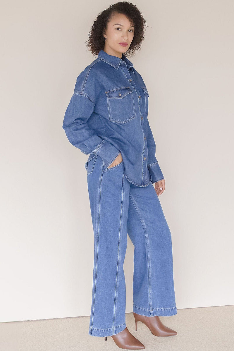 Gianna Denim Button Up Shirt Gianna Denim Button Up Shirt