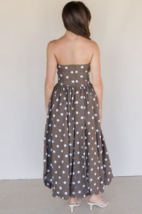 Ruthie Strapless Midi Dress