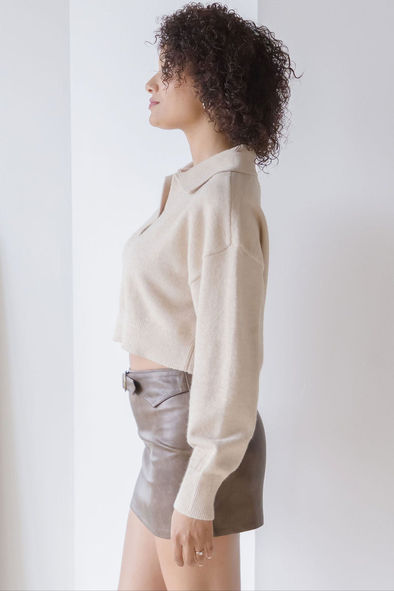 Renegade Buckled Leather Mini Skirt Renegade Buckled Leather Mini Skirt