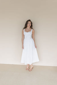 Sunday Morning Corset Midi Dress