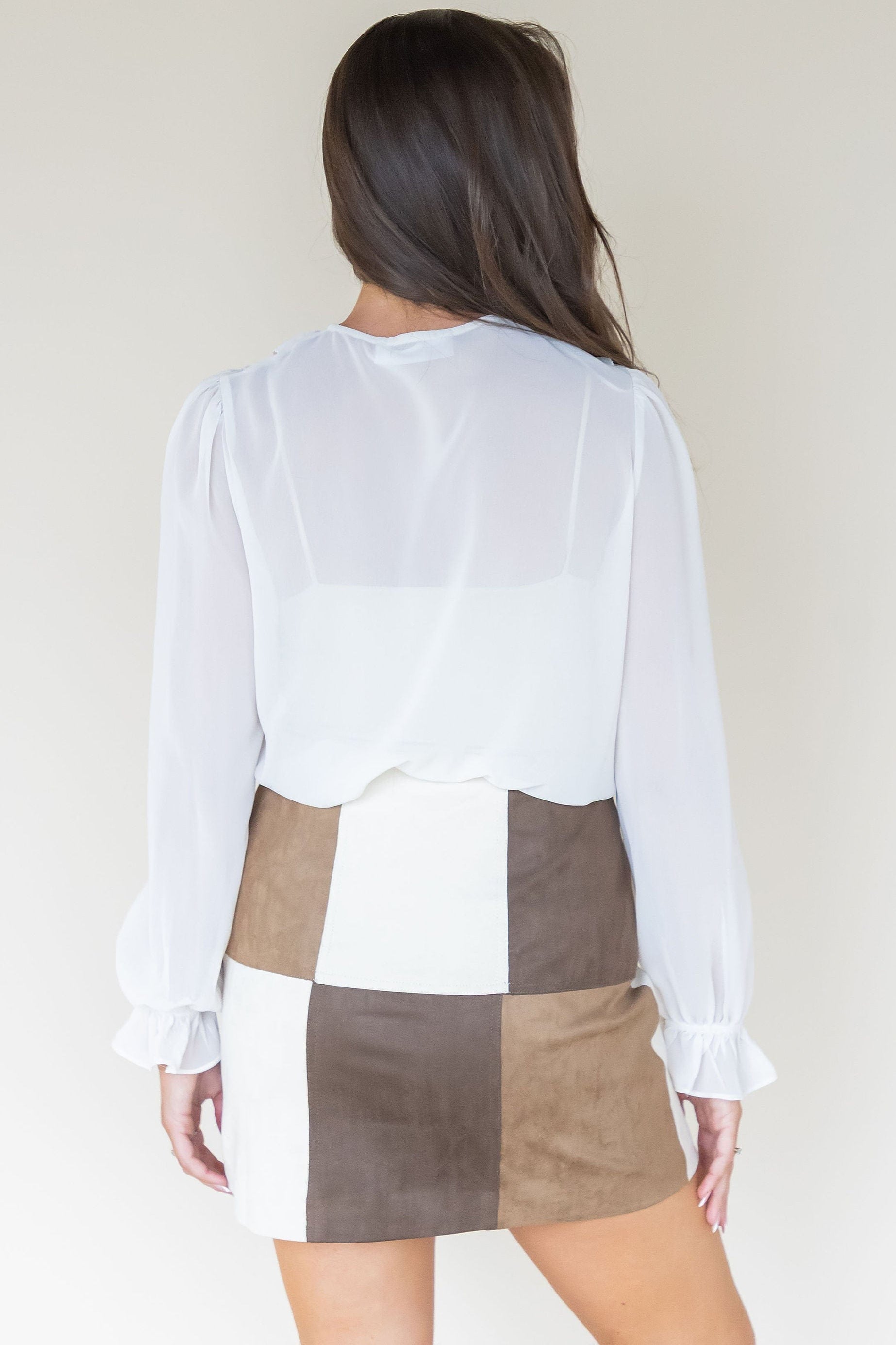 Lilou Lace Up Ruffle Blouse Lilou Lace Up Ruffle Blouse