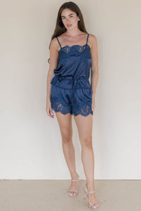 Trinity Tie Front Lace Top