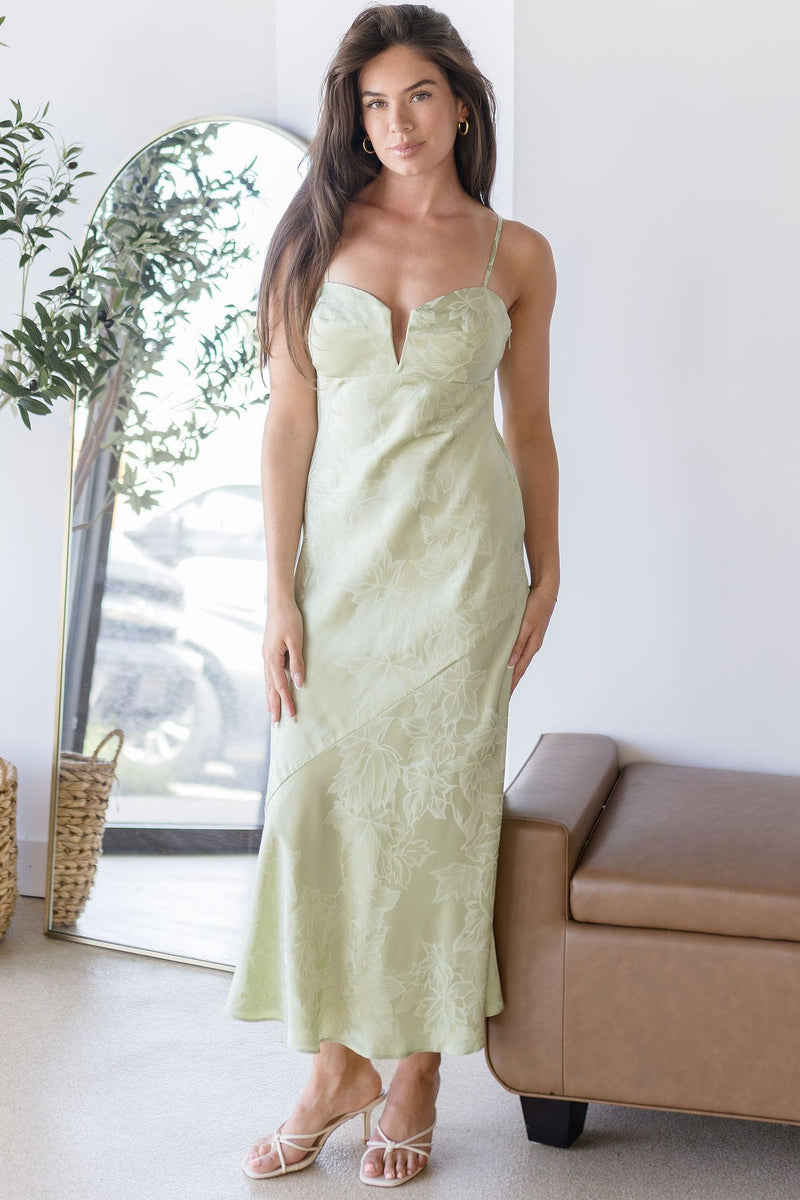 astr lace midi dress green ASTR the Label Lace Midi Dress, $89 | Nordstrom