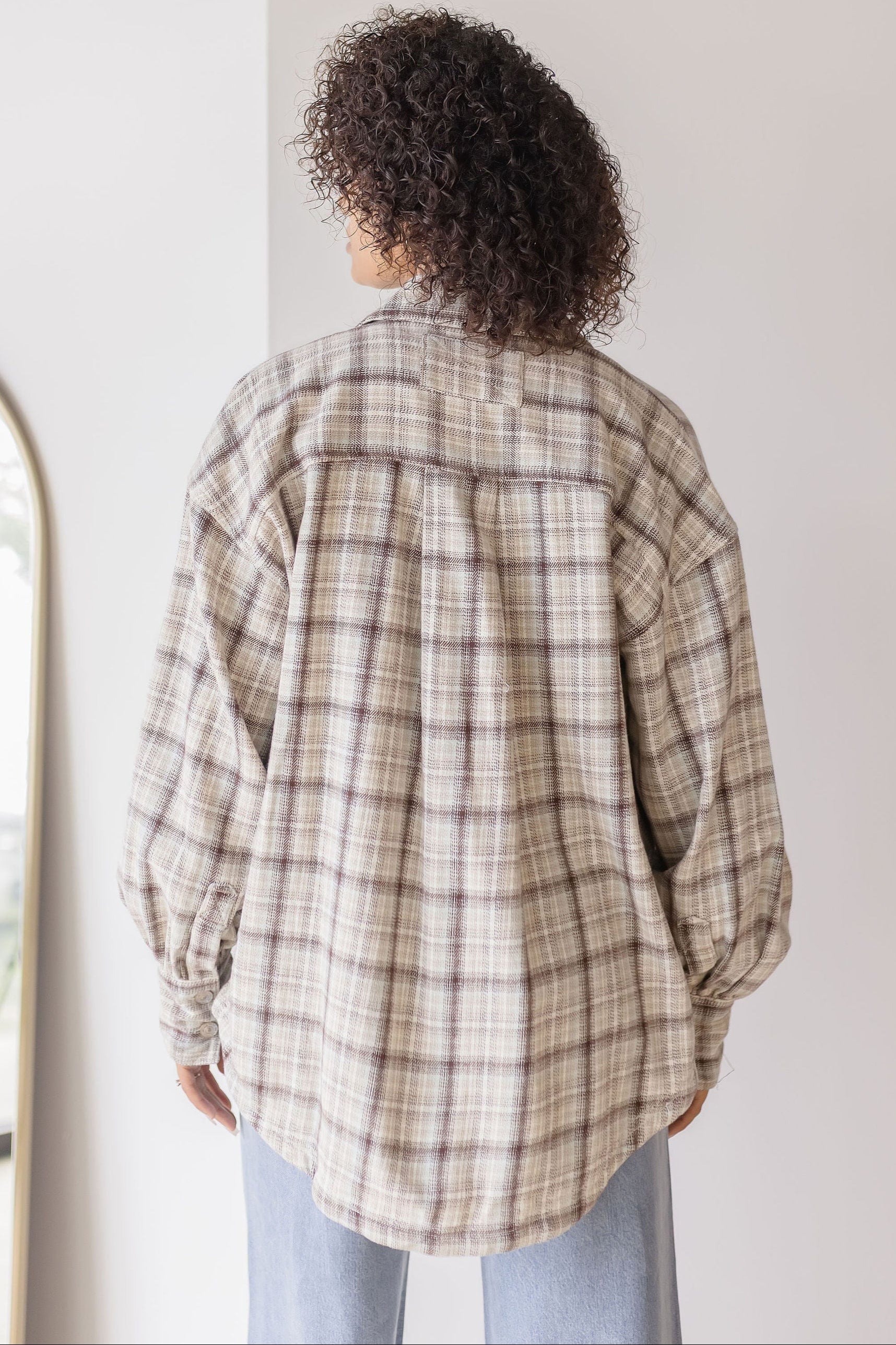 Free People Ashley Plaid Shirt| Wild Dove Boutique | San Diego,CA