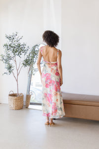 Lilou Twist Back Midi Dress