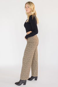 Wildly Free Leopard Denim Pants