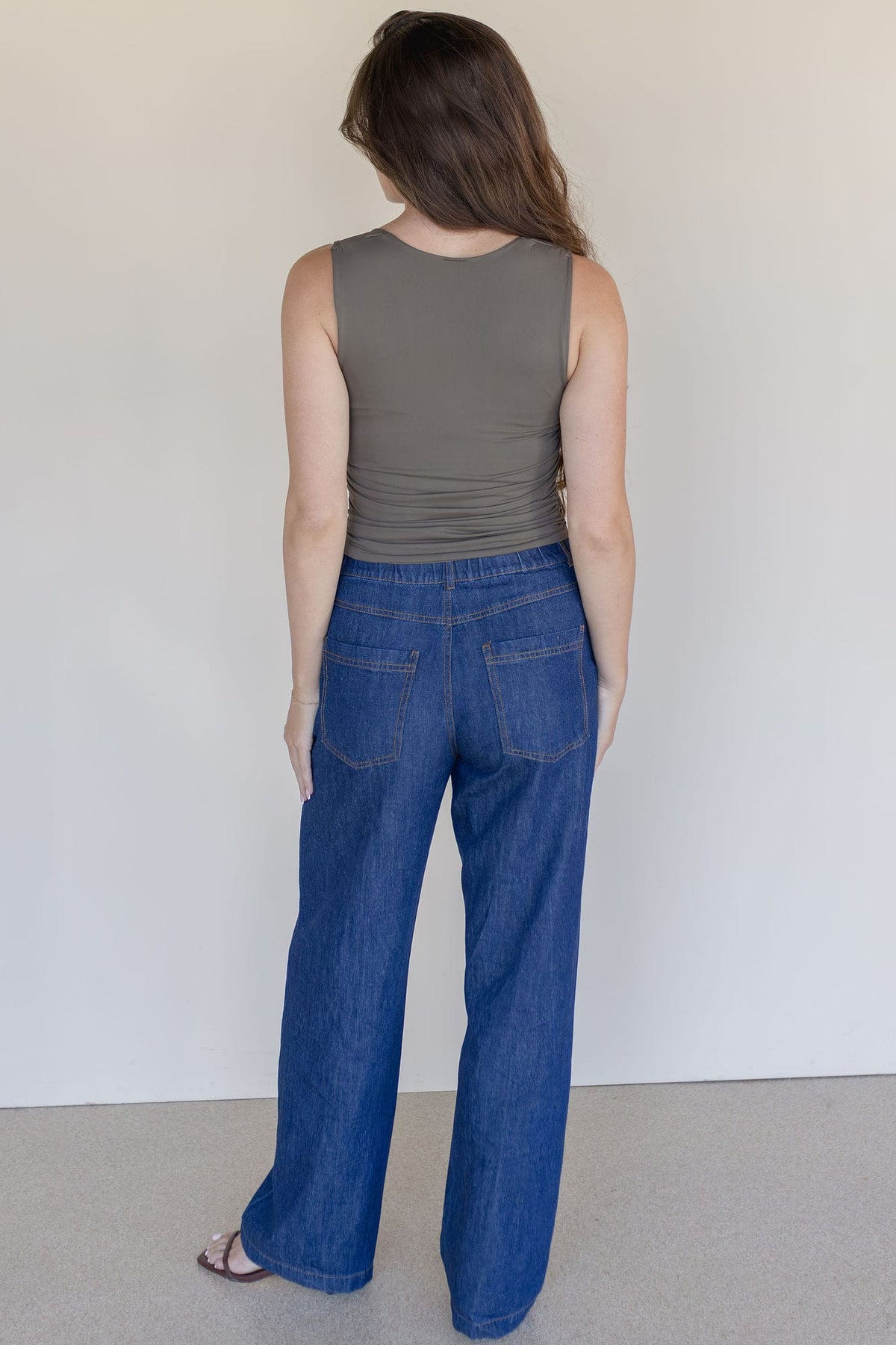 Clean Lines Square Neck Shirred Brami
