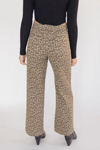 Wildly Free Leopard Denim Pants