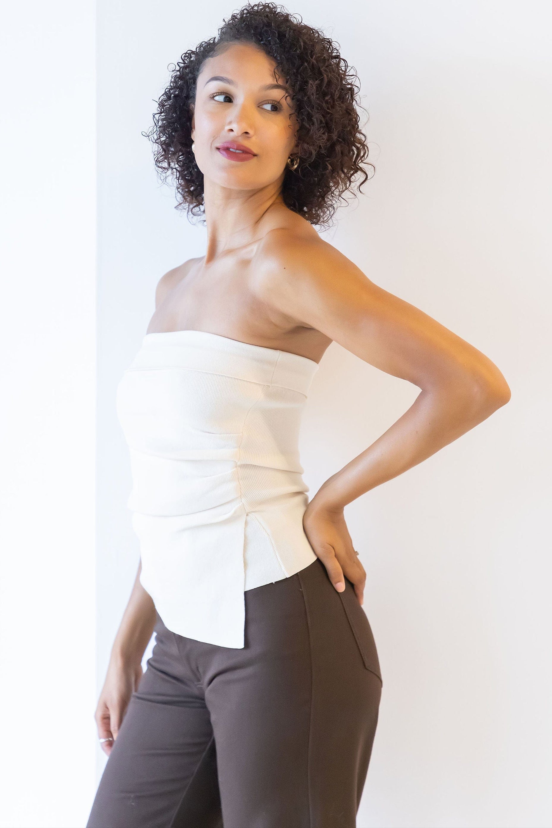 Maxwell Fold Over Tube Top Maxwell Fold Over Tube Top