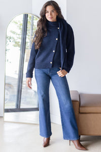 Jackeline Asymmetrical Scarf Cardigan Jackeline Asymmetrical Scarf Cardigan