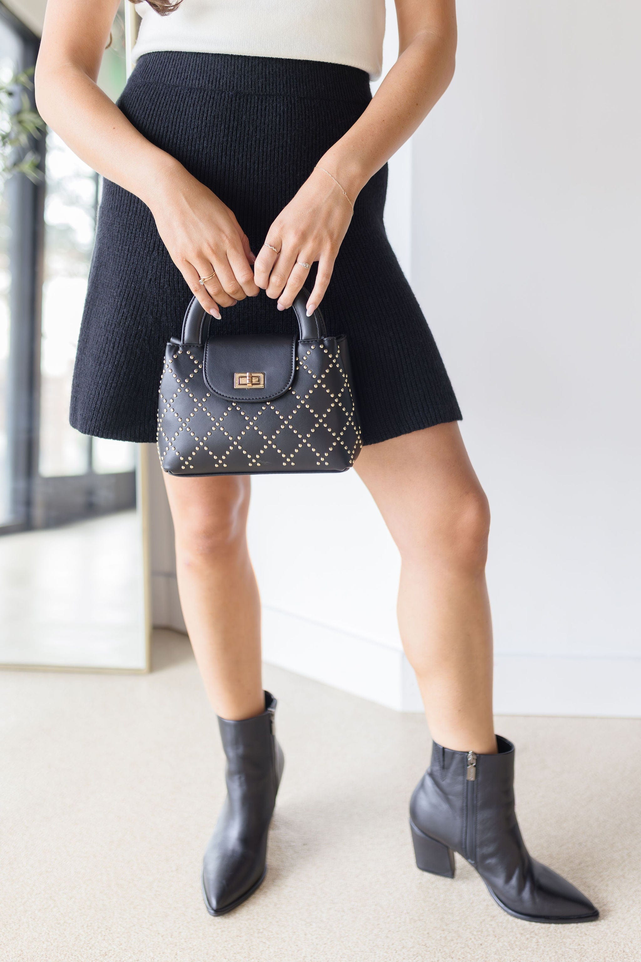 Liv Studded Crossbody Handbag