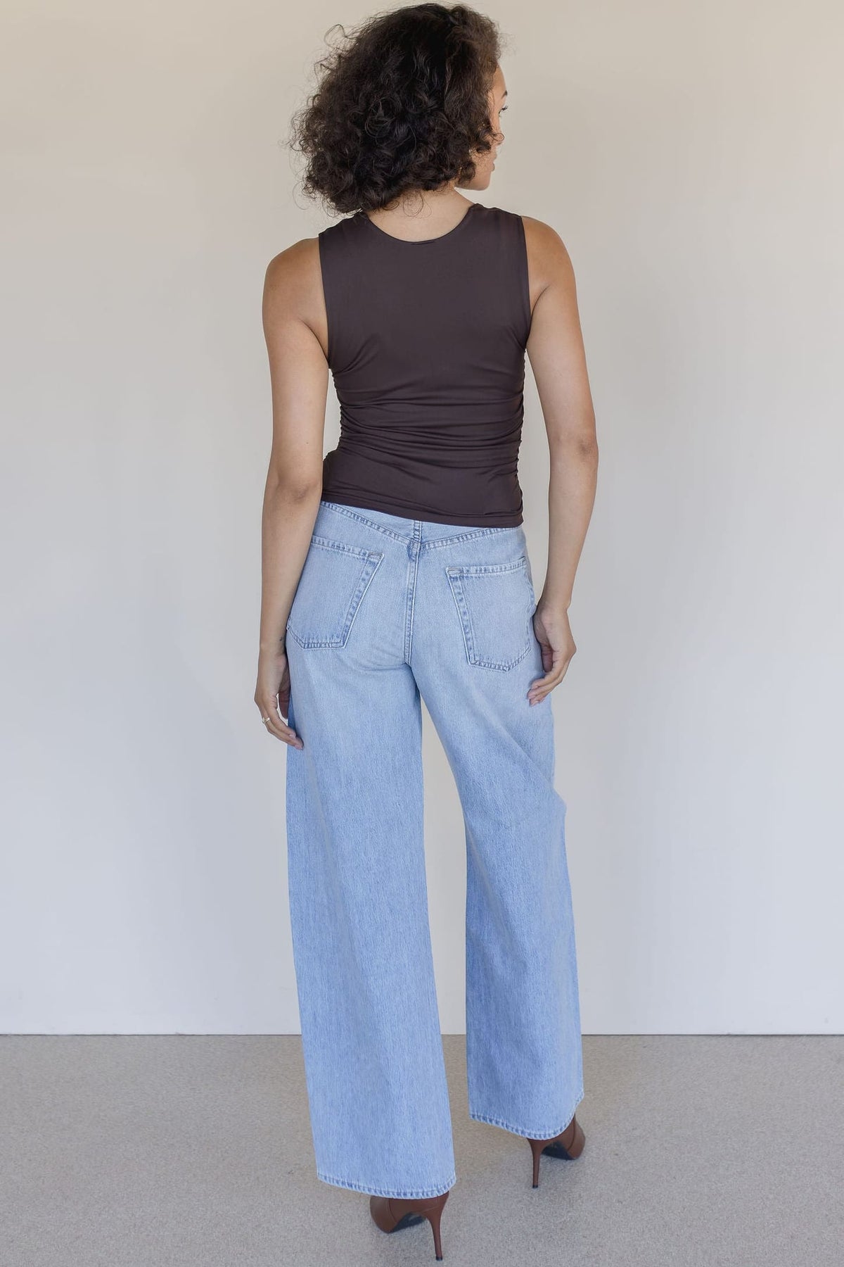 Clean Lines Square Neck Shirred Brami