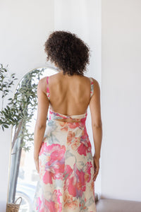 Lilou Twist Back Midi Dress