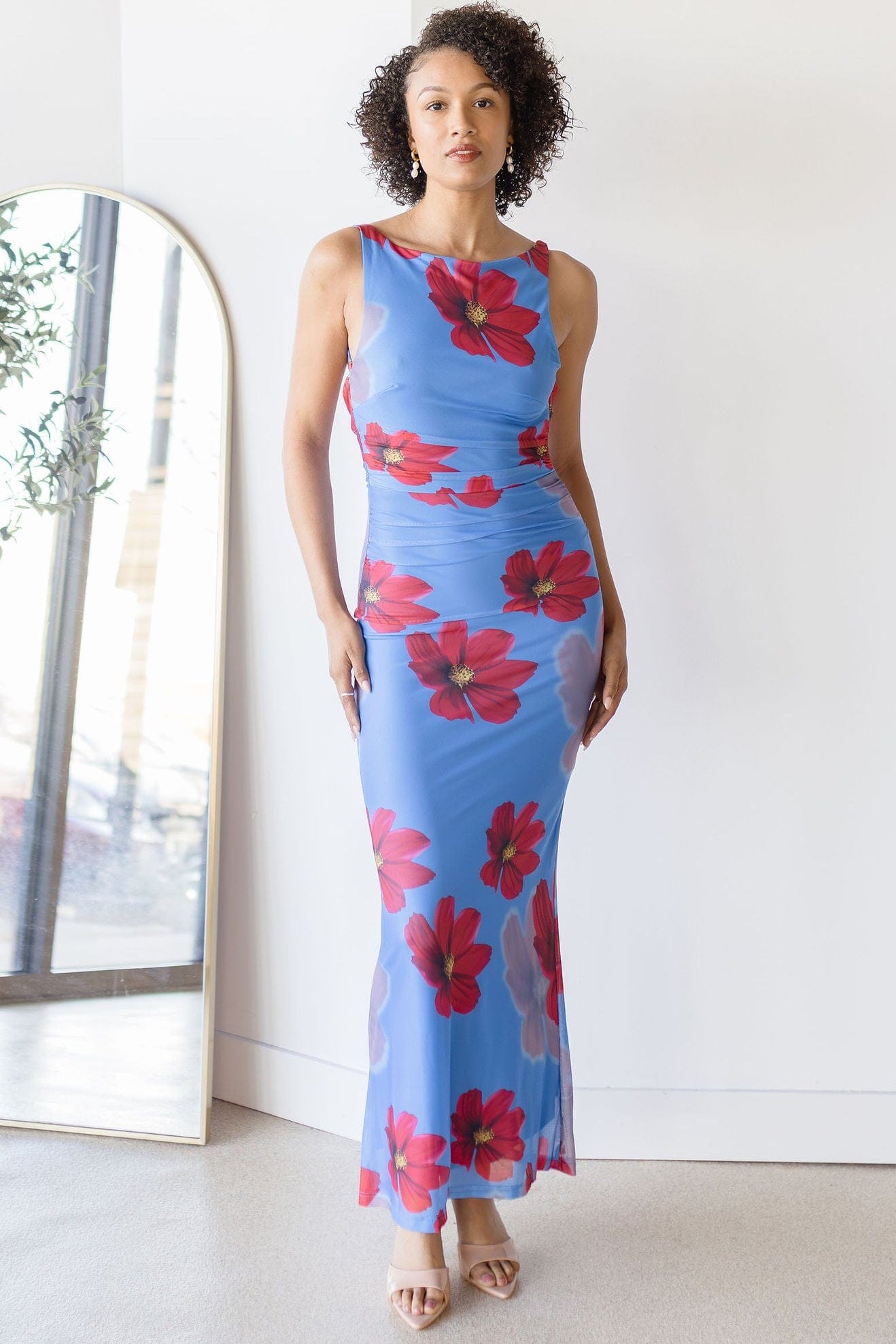 Blue Crush Midi Dress