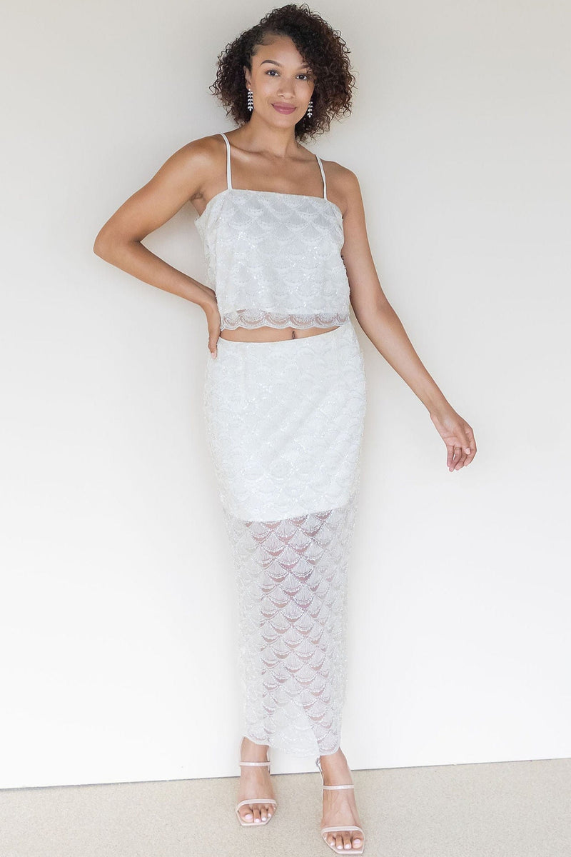 Sabrina Sequin Midi Skirt Sabrina Sequin Midi Skirt