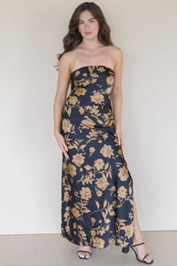 Art Of Bloom Strapless Maxi Dress Art Of Bloom Strapless Maxi Dress