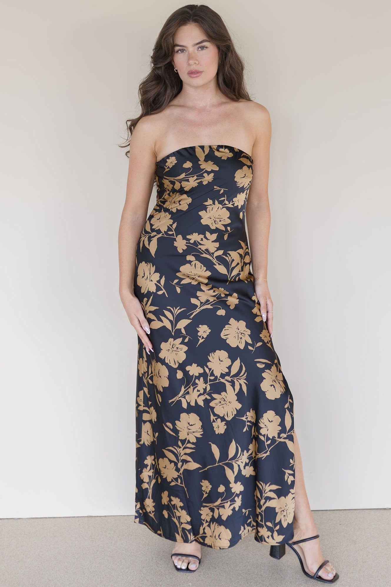 Art Of Bloom Strapless Maxi Dress Art Of Bloom Strapless Maxi Dress