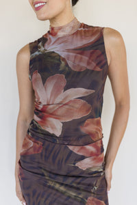 Keaton Mesh Mock Neck Top Keaton Mesh Mock Neck Top