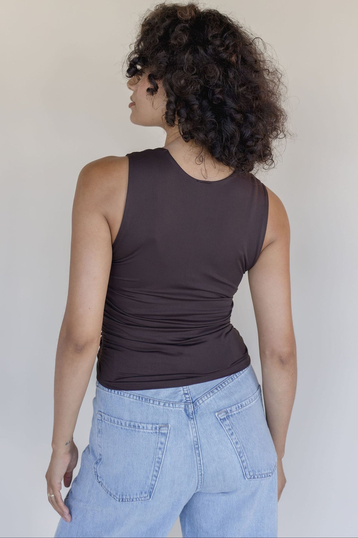 Clean Lines Square Neck Shirred Brami