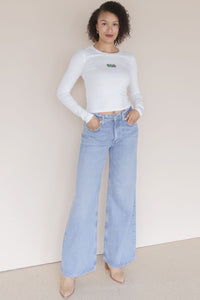 Extra Olives Please Long Sleeve Beaded Tee Extra Olives Please Long Sleeve Beaded Tee