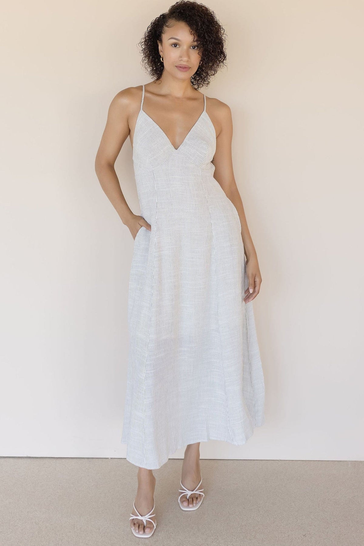 WREN The Label Ivy Open Back Linen Maxi Dress | Wild Dove Boutique | San Diego,CA WREN The Label Ivy Open Back Linen Maxi Dress | Wild Dove Boutique | San Diego,CA