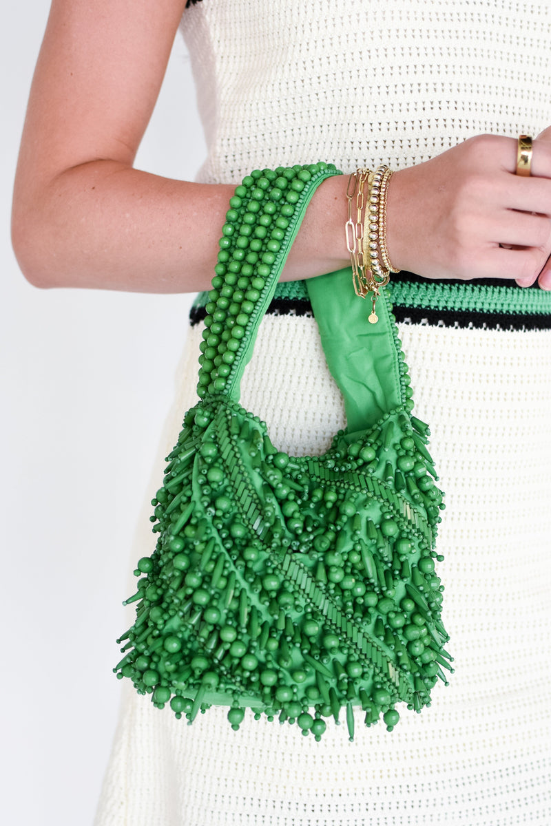 Tulum Nights Beaded Handbag