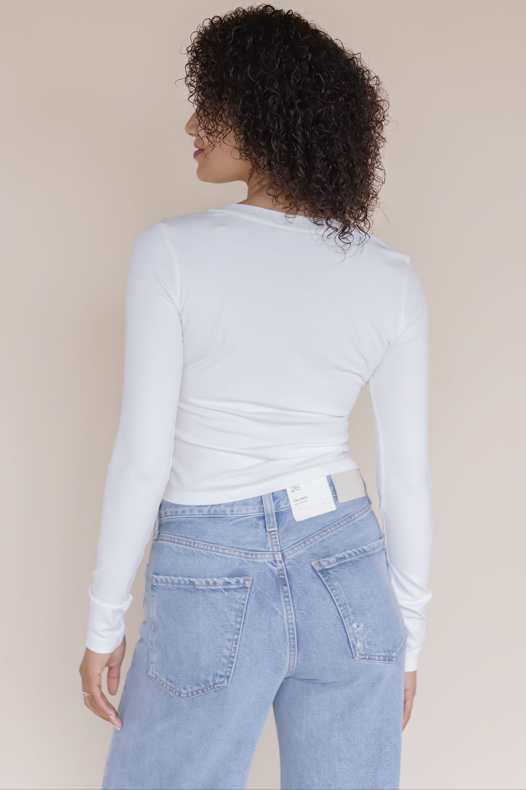 Extra Olives Please Long Sleeve Beaded Tee Extra Olives Please Long Sleeve Beaded Tee