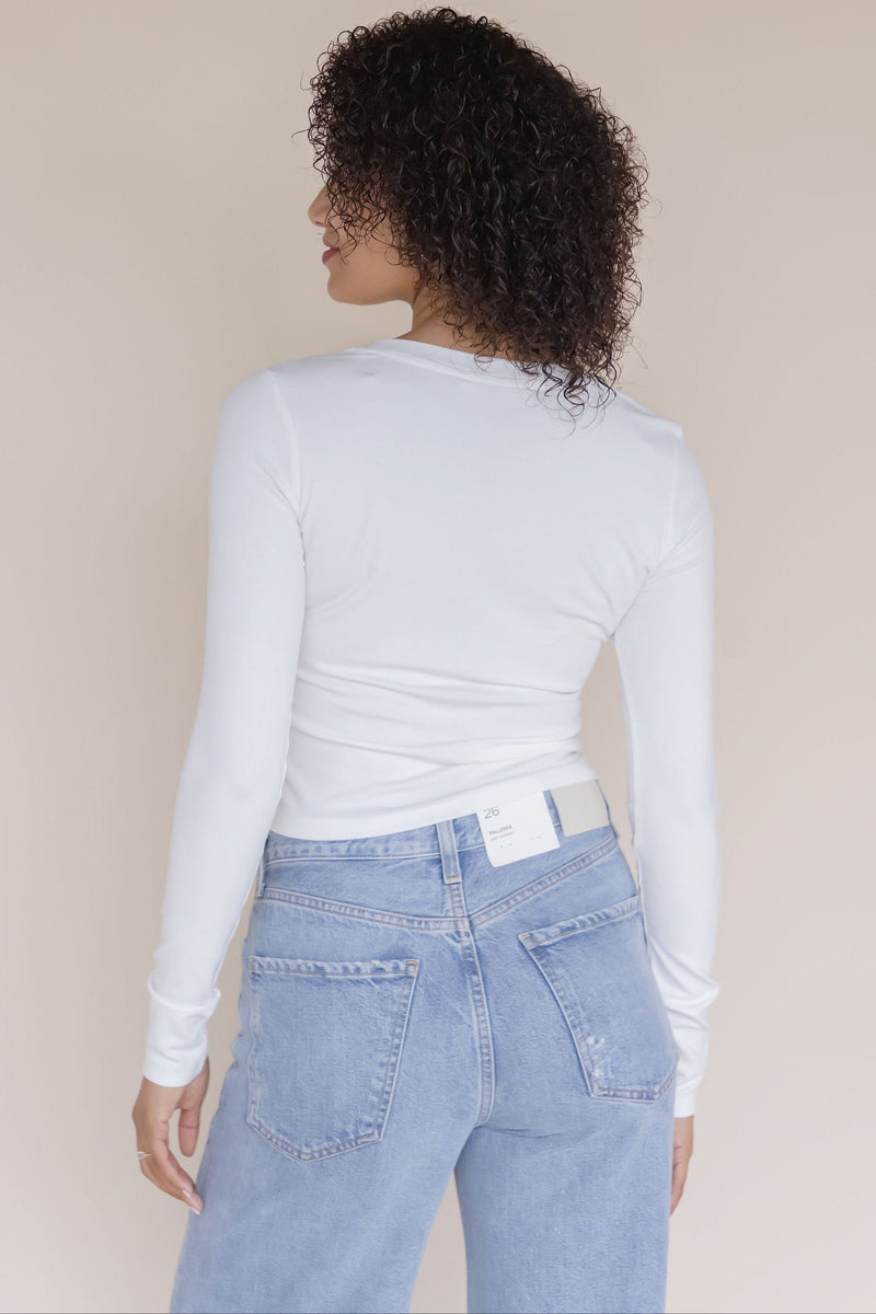 Extra Olives Please Long Sleeve Beaded Tee Extra Olives Please Long Sleeve Beaded Tee