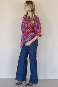 Morgan 3/4 Cuffed Sleeve Top