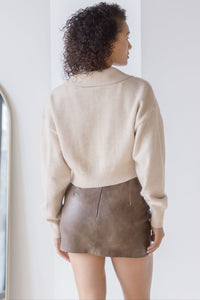 Rhea Collared Knit Sweater Rhea Collared Knit Sweater