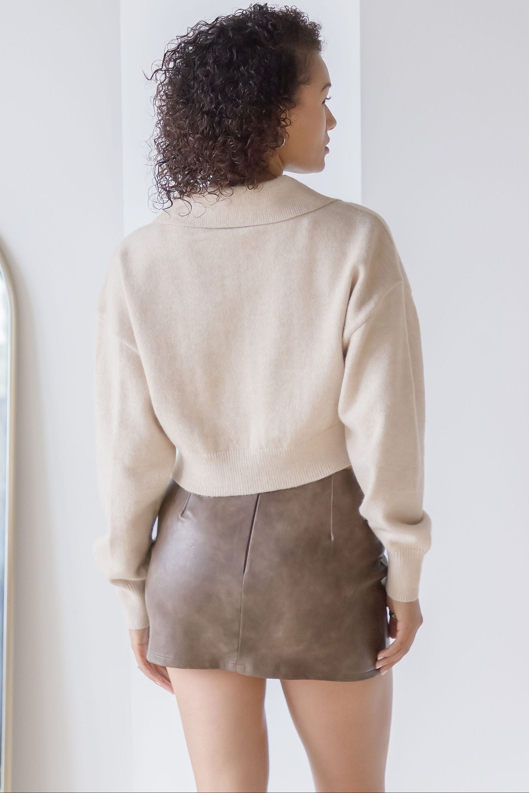 Renegade Buckled Leather Mini Skirt Renegade Buckled Leather Mini Skirt