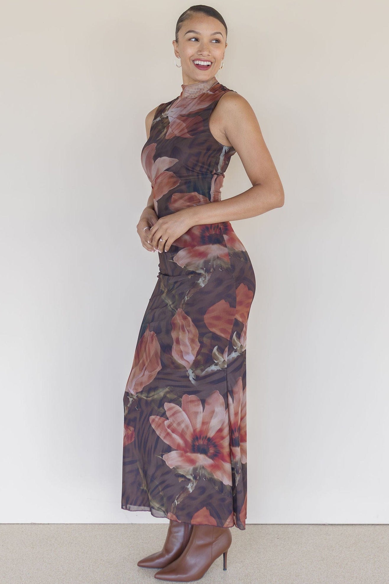 Keaton Mesh Midi Skirt Keaton Mesh Midi Skirt