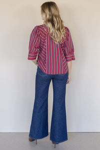 Morgan 3/4 Cuffed Sleeve Top