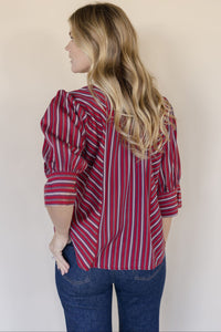 Morgan 3/4 Cuffed Sleeve Top