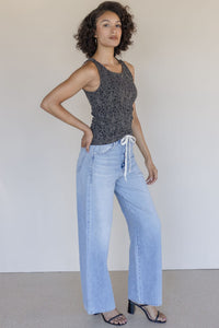 Floral Lettuce Edge Top