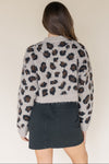 Nala Leopard Cropped Pull Over Nala Leopard Cropped Pull Over