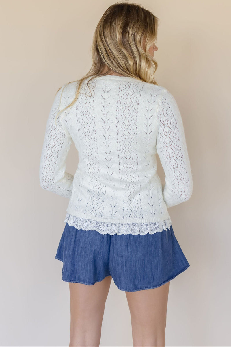 Paradise Found Denim Skort Paradise Found Denim Skort