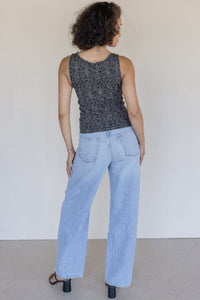 Floral Lettuce Edge Top