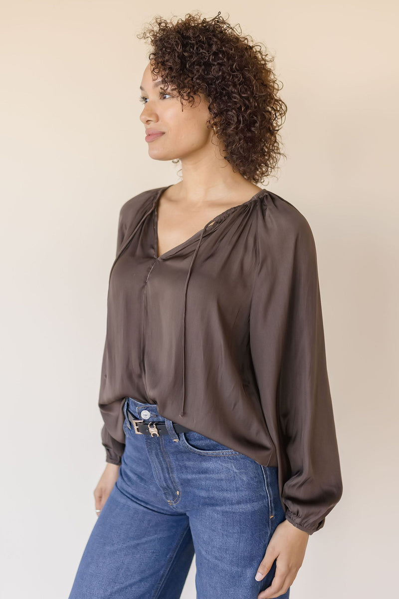 Elio Satin Blouse