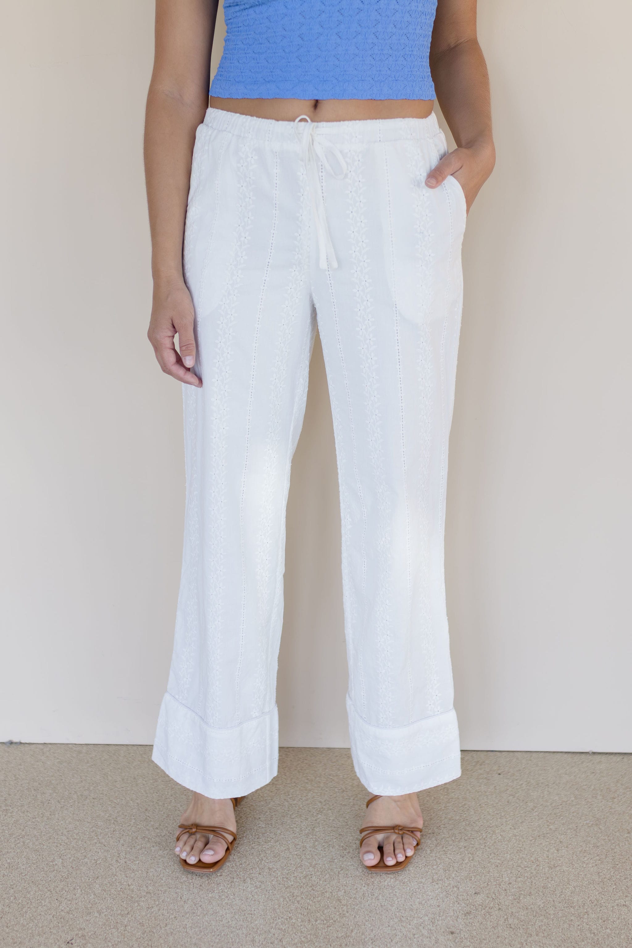 Salty Air Eyelet Pant