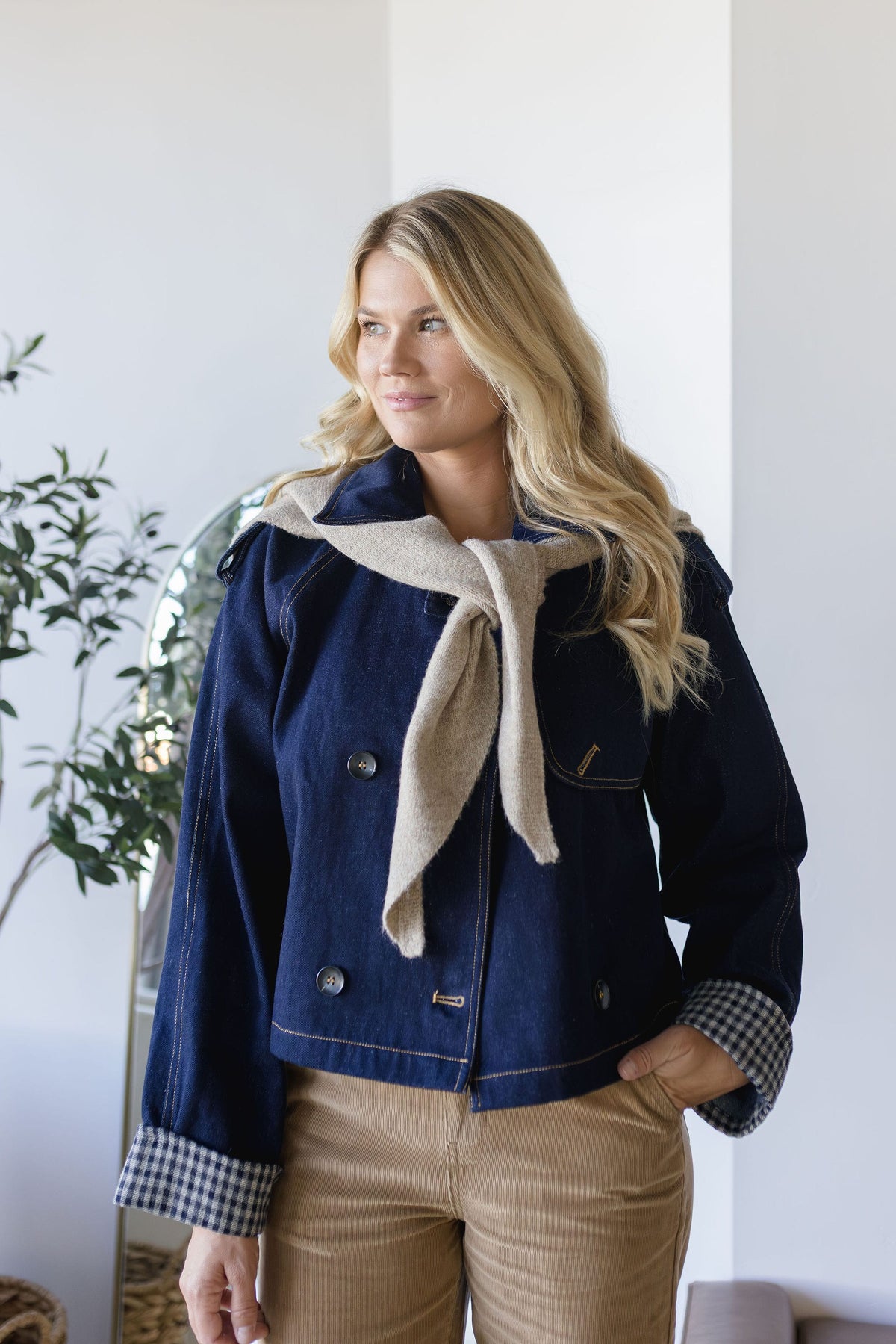 Kindred Knit Triangle Scarf