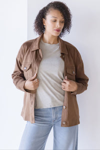 Alex Suede Shirt Jacket Alex Suede Shirt Jacket