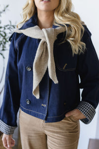 Kindred Knit Triangle Scarf