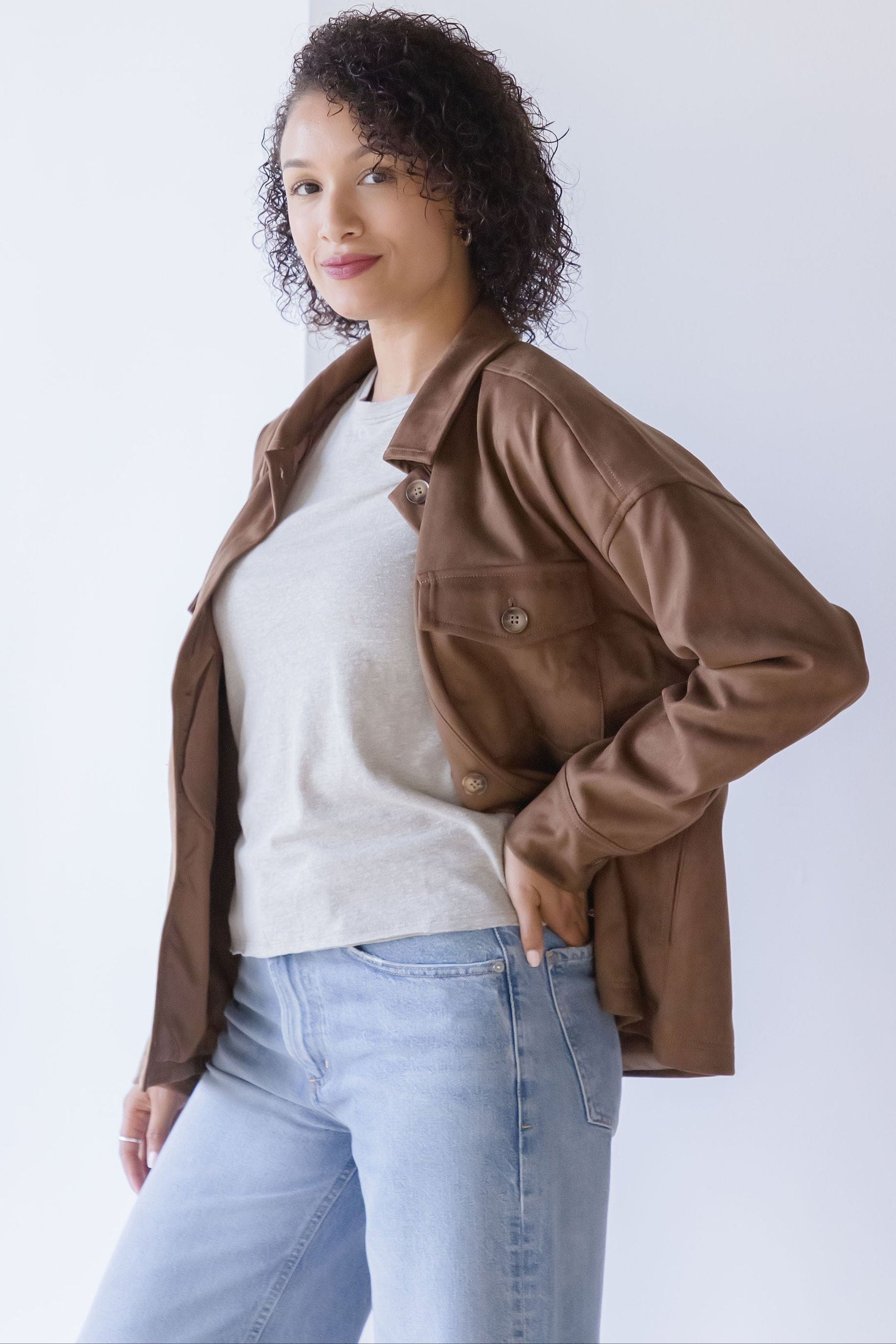 Alex Suede Shirt Jacket Alex Suede Shirt Jacket