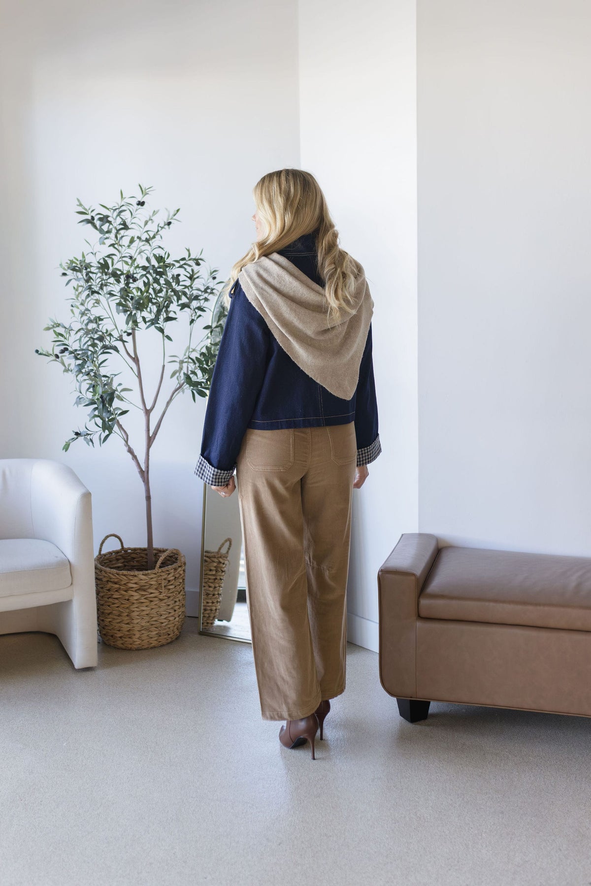 Kindred Knit Triangle Scarf
