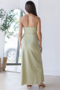 Sweet Pea Strapless Midi