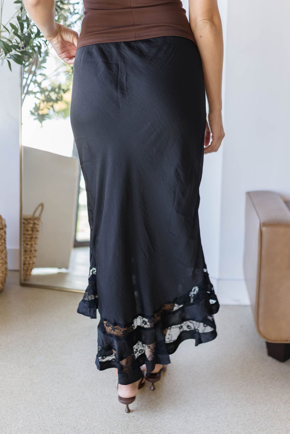 Long Lost Lover Maxi Slip Skirt