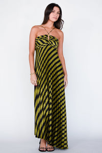 Pleated Maxi Dress